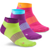 Salming Ankle Sock 3-pack - Lime/Purple/Pink