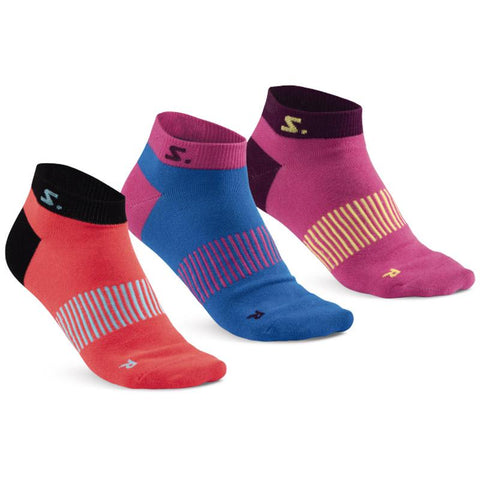 Salming Ankle Sock 3-pack	Diva Pink/ Mixed